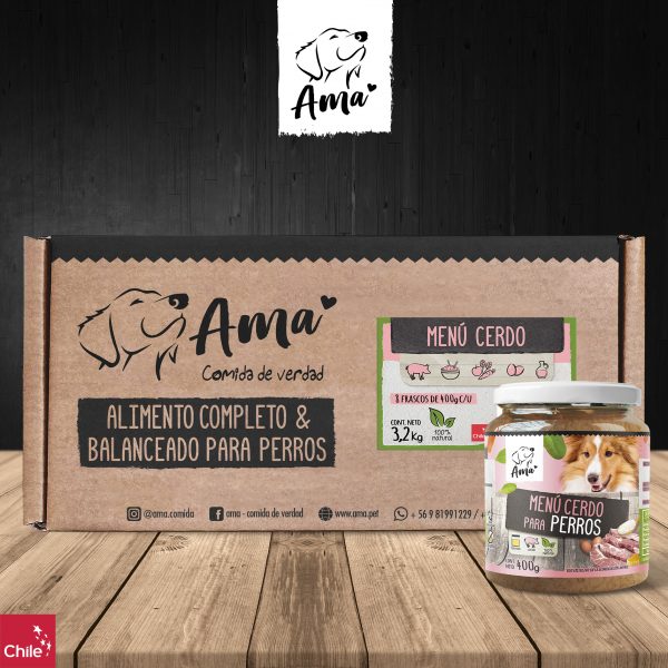 Comida húmeda para perros adultos de Atún y Cerdo 400 gr. ERA - Bambuclic